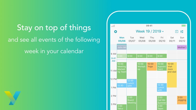 Yaca: Yet another calendar app
