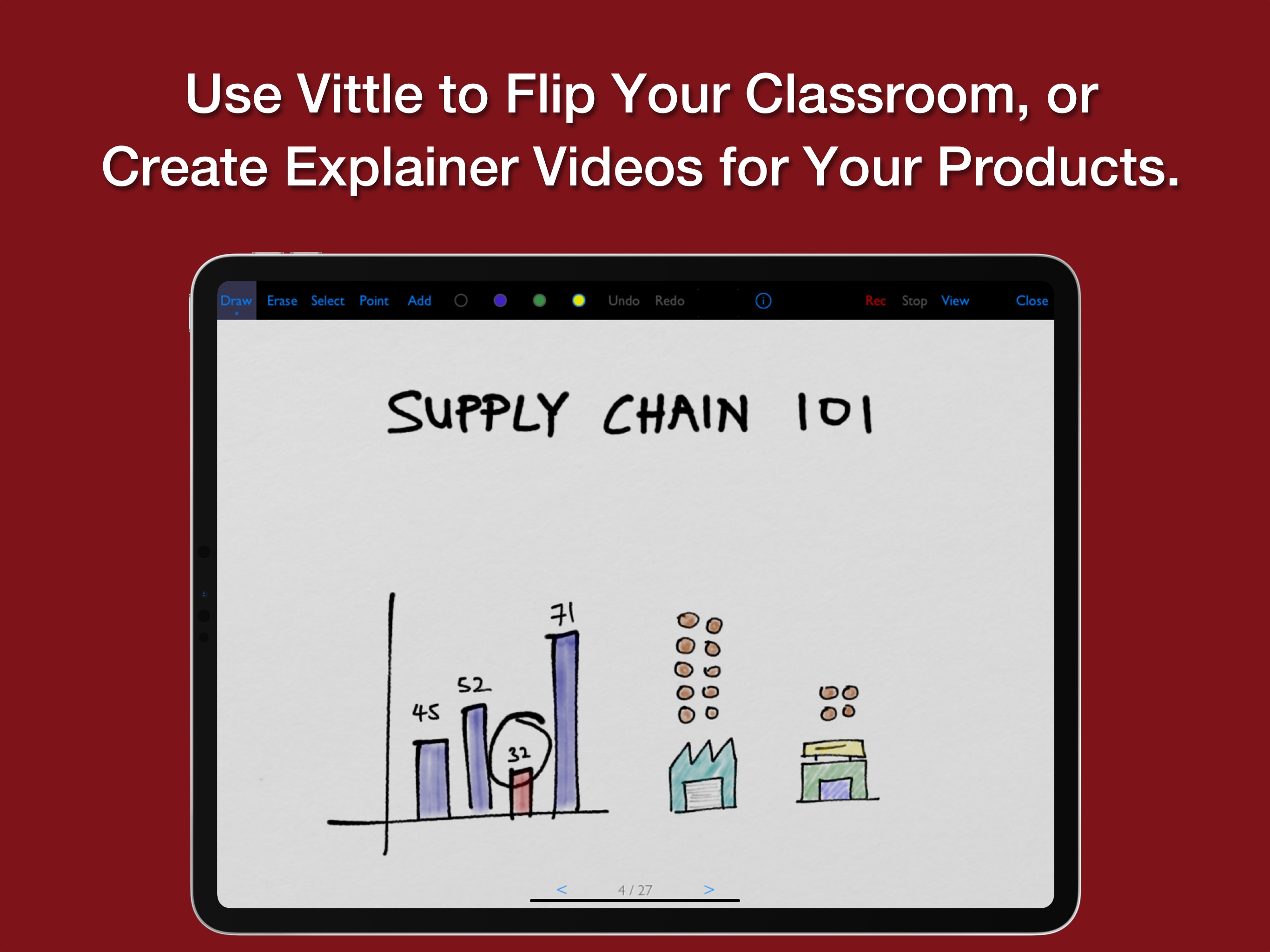 Vittle Pro Video Whiteboard screenshot 3