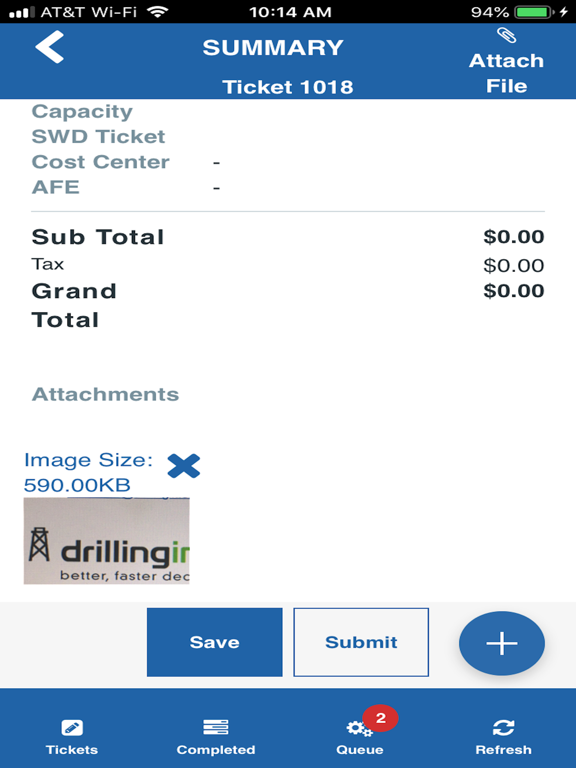 FieldTicket 2.1 iPad screenshot 5 - Business app