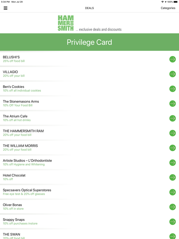Screenshot #4 pour Hammersmith E-Privilege Card