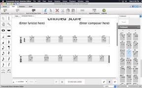 Crescendo Music Notation screenshot