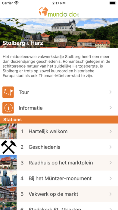 Screenshot #1 pour Audioguide Stolberg/Harz - nl