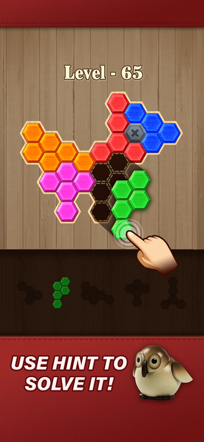 Block Hexa Puzzle Wooden Game