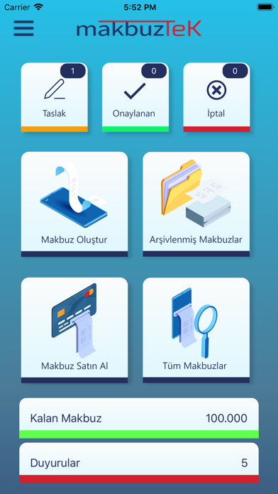 MakbuzTekMobil Screenshot
