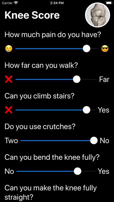 Screenshot #3 pour Knee Score