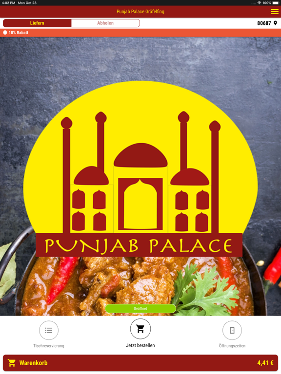 Screenshot #4 pour Punjab Palace Gräfelfing