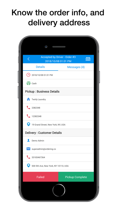 Screenshot #3 pour Get Here Delivery