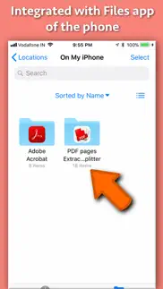 pdf pages extractor & splitter iphone screenshot 4