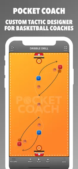 Game screenshot Pocket Coach: Basketball Board mod apk
