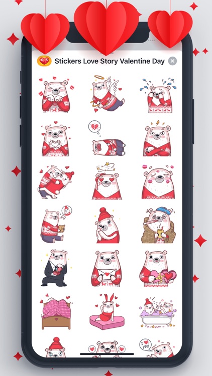 Stickers Love Story Valentine screenshot-5