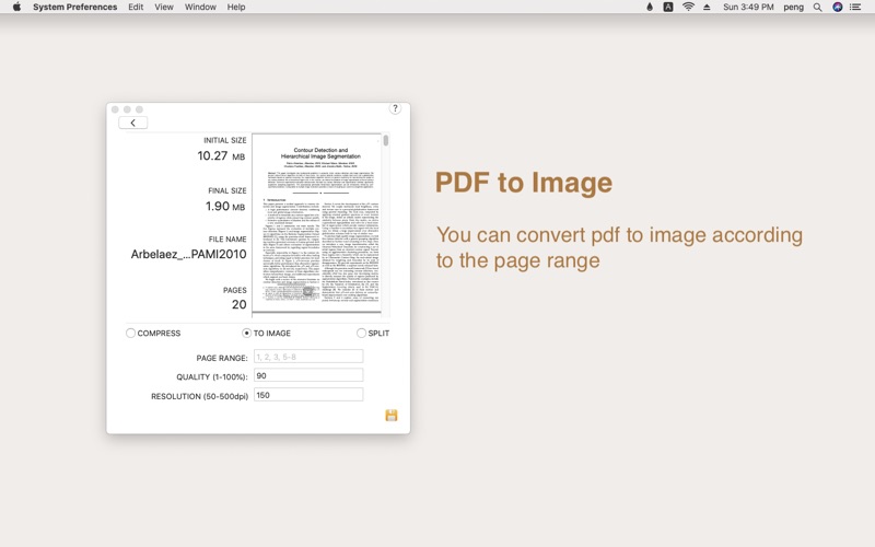 Screenshot #3 pour PDF Compressor - PDF to Image