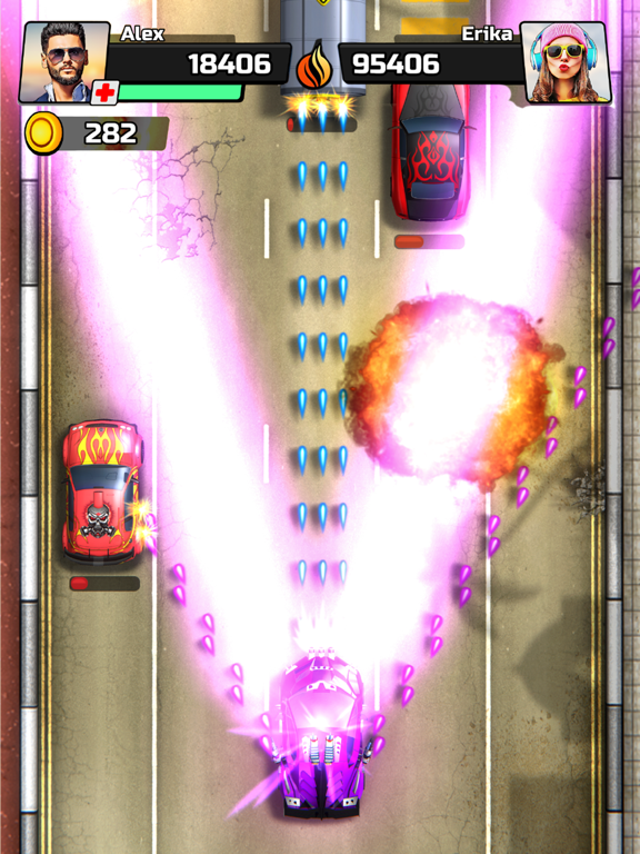 Chaos Road: 3D Car Racing Game iPad screenshot 6 - Games app