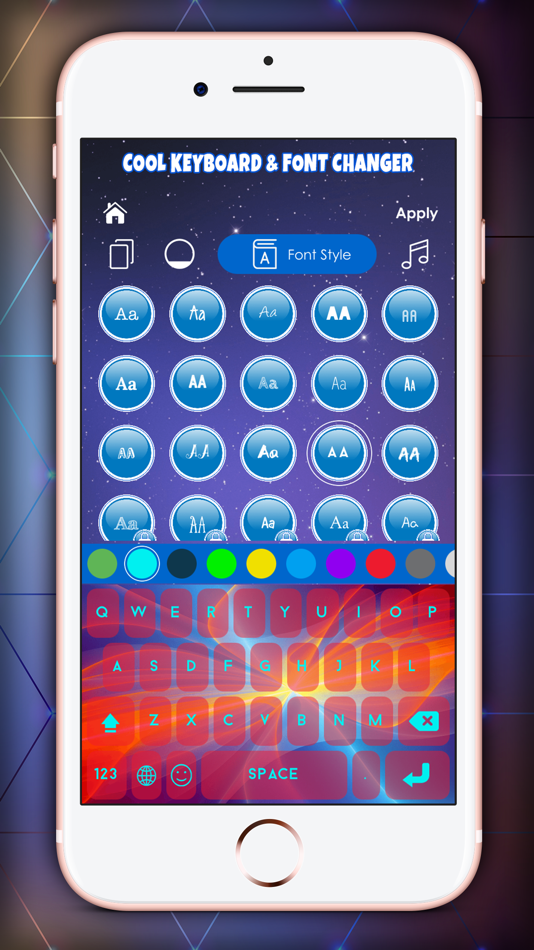 #5. Cool Keyboard & Font Changer (iOS) 由: Nick Vickers
