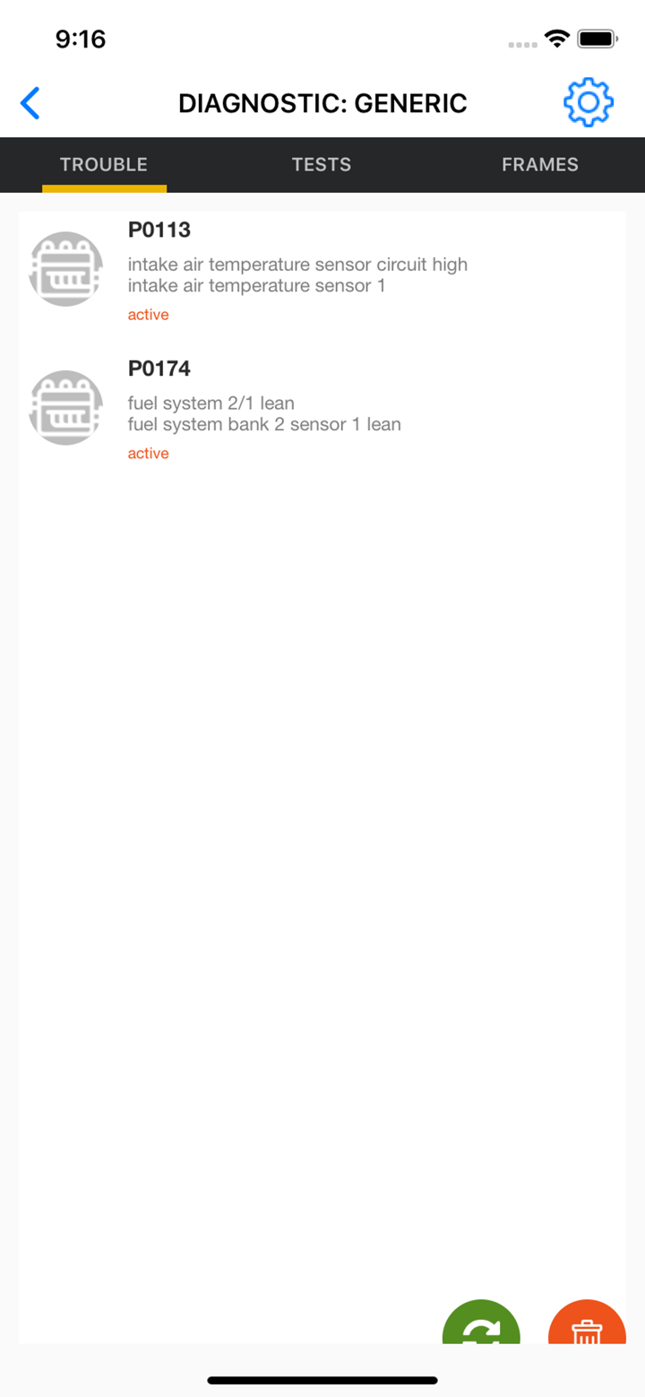 OBD JScan screenshot 10