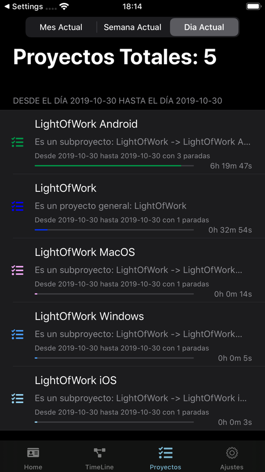 #8. Light of Work - Working Hours (iOS) 由: ABSER TECHNOLOGIES S.L.