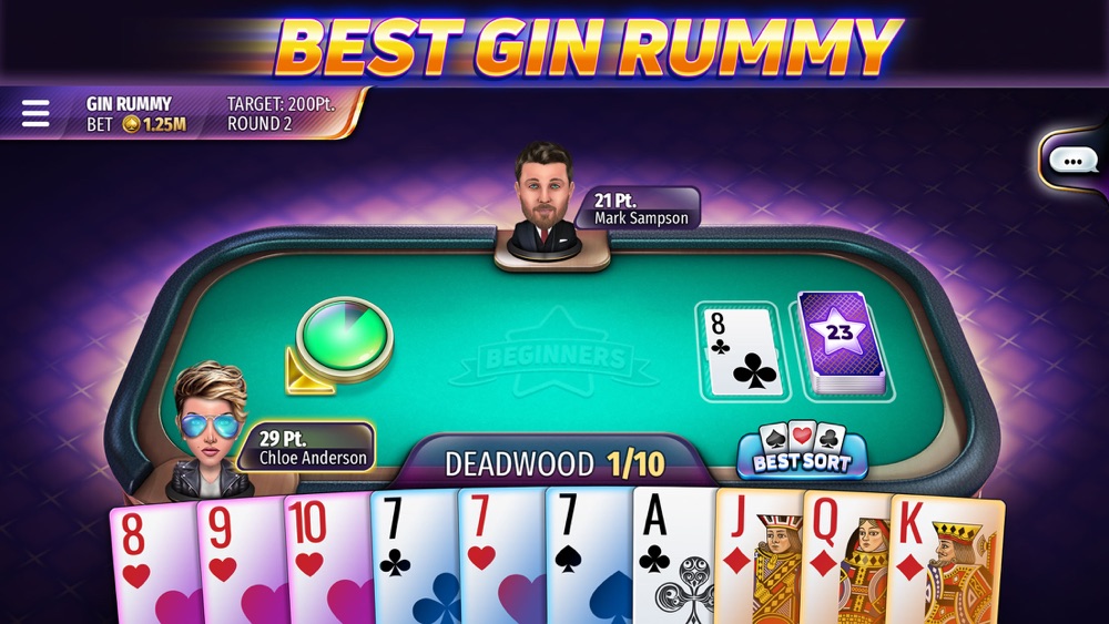 Gin Rummy Stars - Card Game App for iPhone - Free Download ...