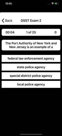Game screenshot DSST Law Enforcement Prep apk