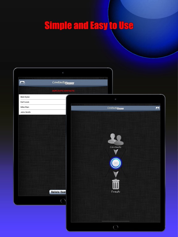 Screenshot #2 for Contacts Cleaner Pro !