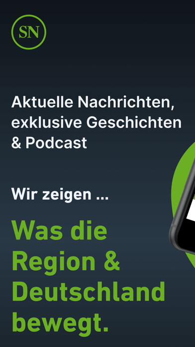 SN - Nachrichten und Podcast Screenshot