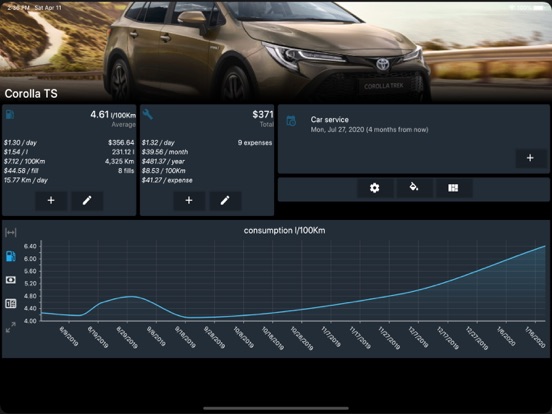 Screenshot #4 pour Car Log Universal