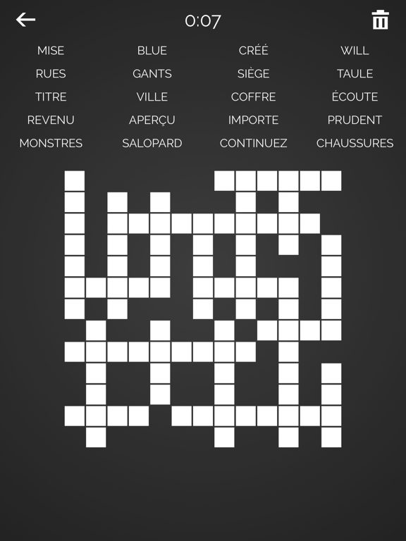 Screenshot #6 pour Mots Casés Français