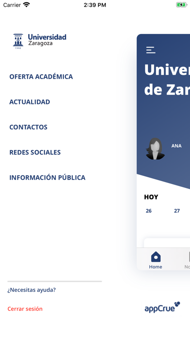 Universidad de Zaragoza Screenshot