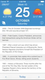calendarium - about this day iphone screenshot 1
