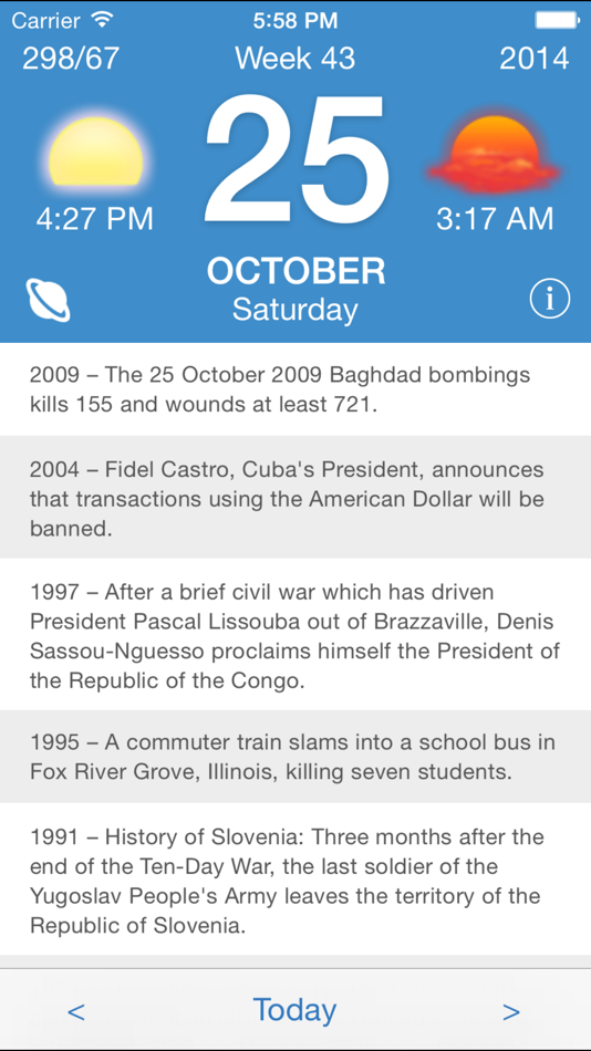 #1. Calendarium - About this Day (iOS) 由: Piotr Knapczyk