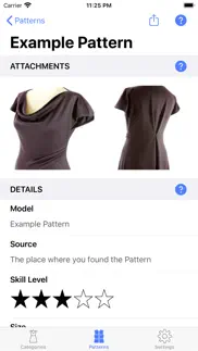 sewing patterns lite iphone bildschirmfoto 2