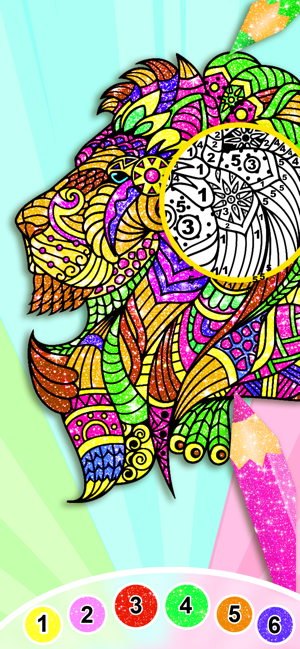 Adult Glitter Color By Number(圖1)-速報App