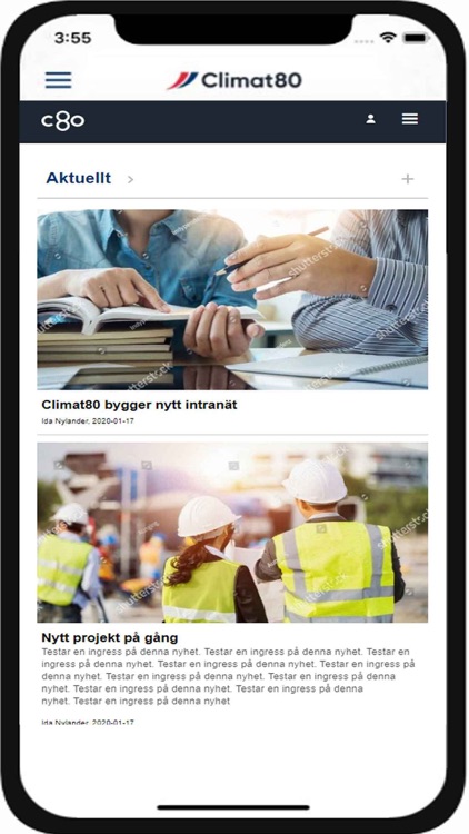 Climat80 - Intranät