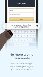 remembear: password manager iphone screenshot 4