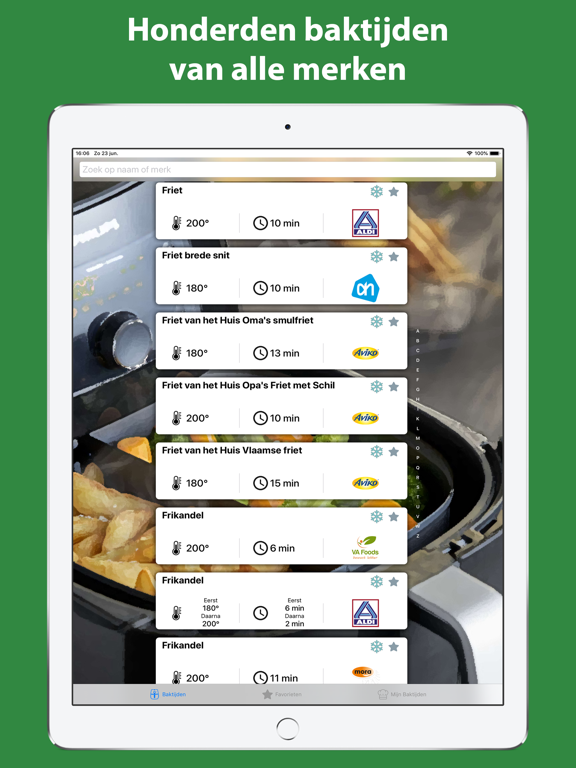 Screenshot #4 pour Airfryer Baktijden - 2022