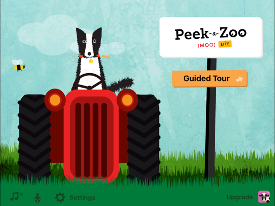 Peek-a-Zoo Farm: Animal Sounds iPad screenshot 1 - Education app