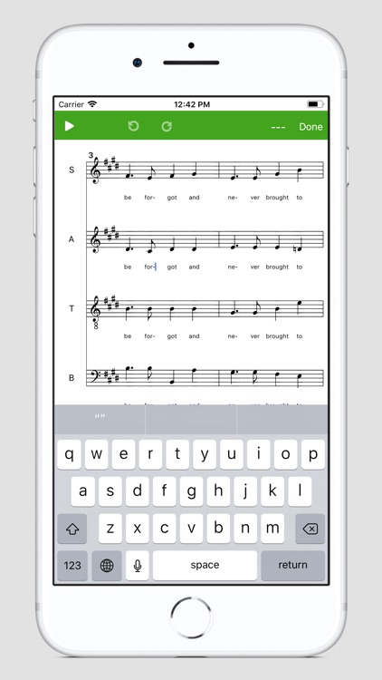 Score Creator: compose music