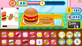 Burger shop fast food screenshot