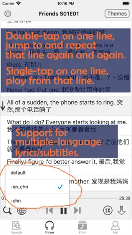 Game screenshot lyric player, subtitle player mod apk