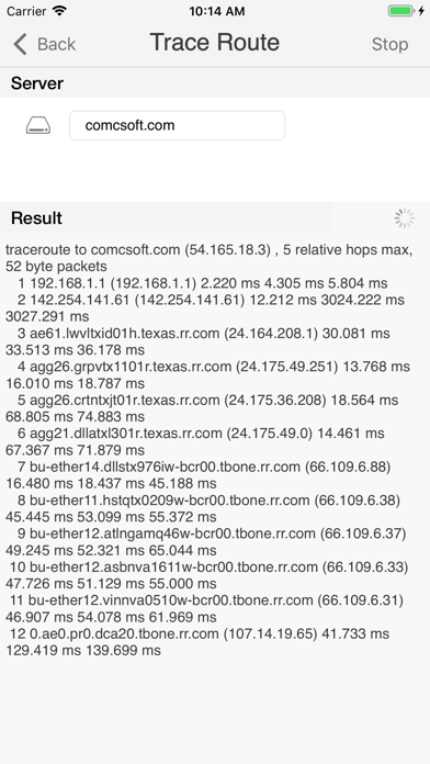 iNetTools - Ping,DNS,Port Scan Screenshot