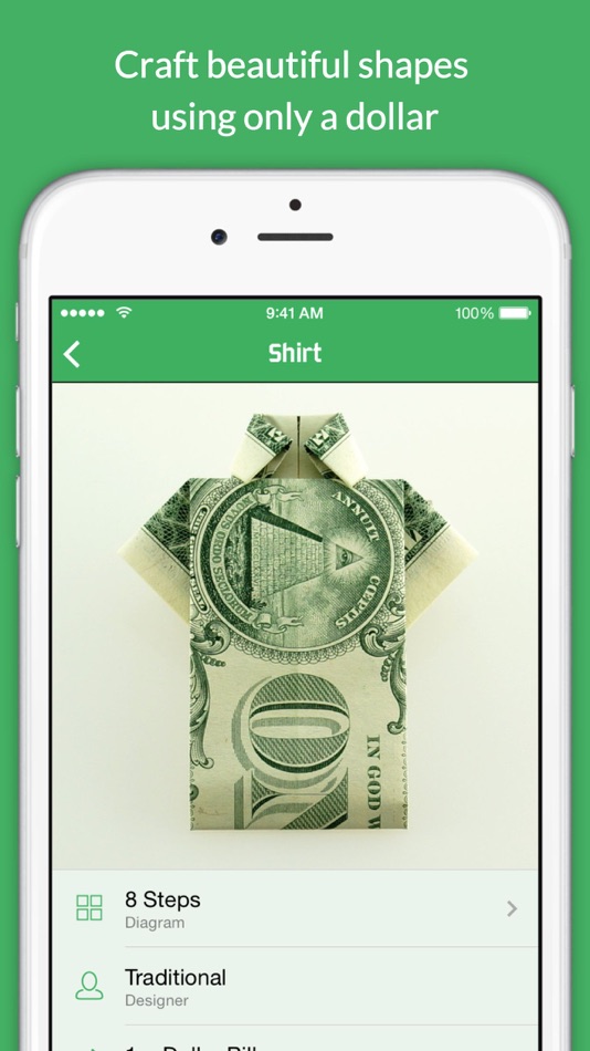 Dollar Bill Origami - 2.10 - (iOS)