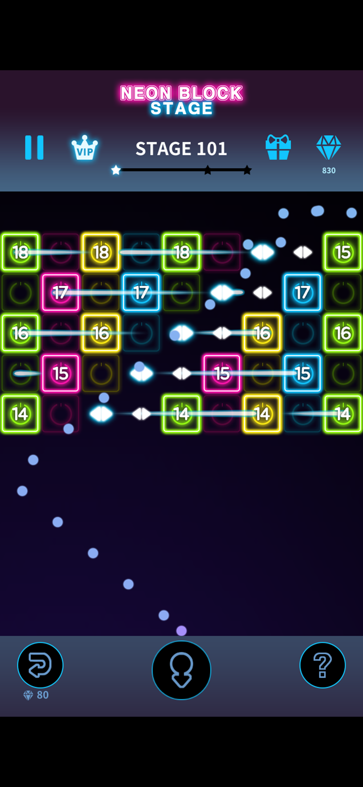 Bricks Breaker Neon 9 screenshot 8