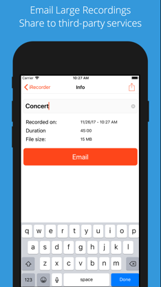 iRecorder Pro Audio Recorder screenshot 5
