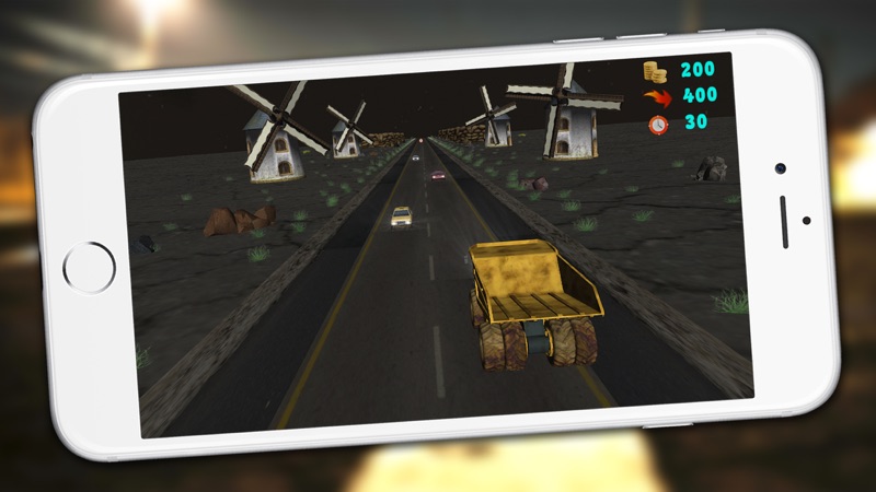 Speed Night Truck Smasher Race screenshot 3