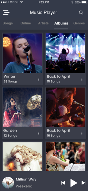 ‎Movzy Movies Music Player Screenshot