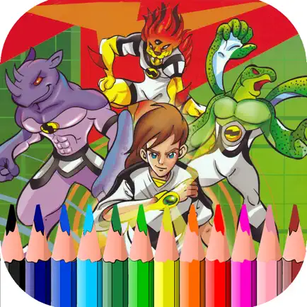 Super Hero Ben Coloring Book Cheats