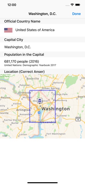 World Capital Location Quiz(圖5)-速報App