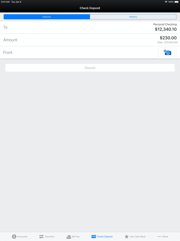 Heritage Community CU iPad screenshot 7 - Finance app