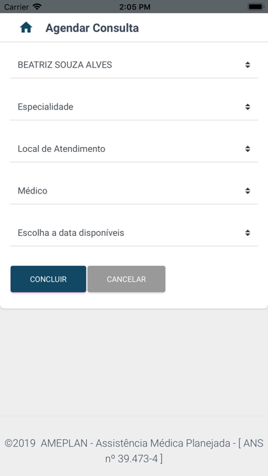 Ameplan Saúde app screenshot 2