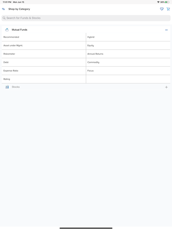 reliancesmartmoney.com iPad screenshot