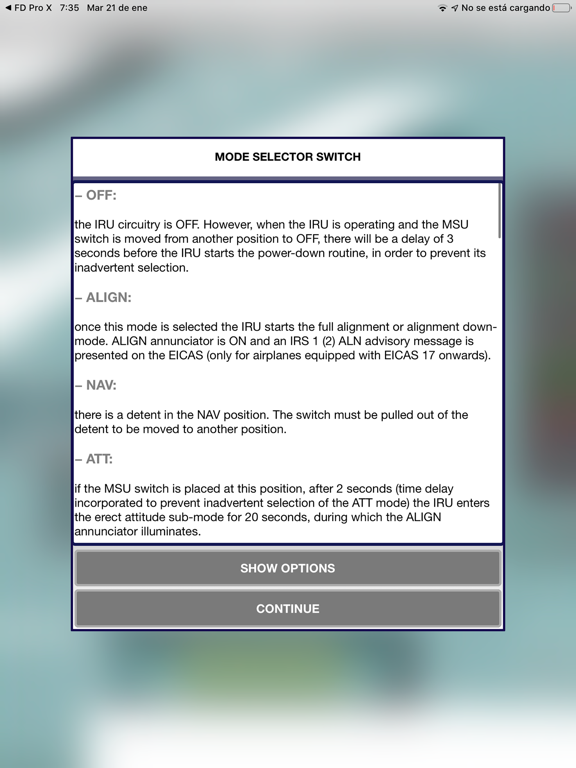 E145 Virtual Panel iPad screenshot 7 - Utilities app