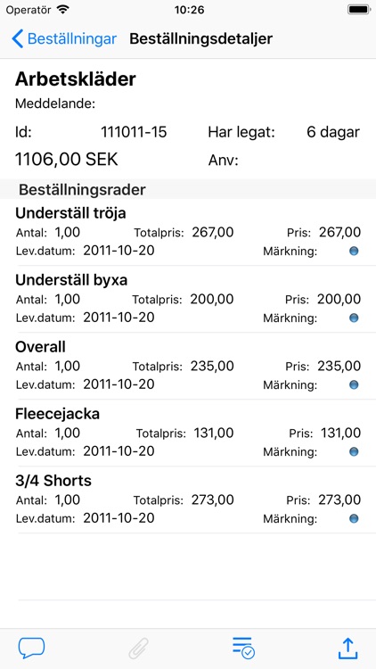 Raindance - Att. Beställningar